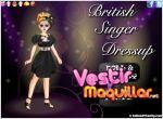 Juego famous british singer dressup. chica britanica